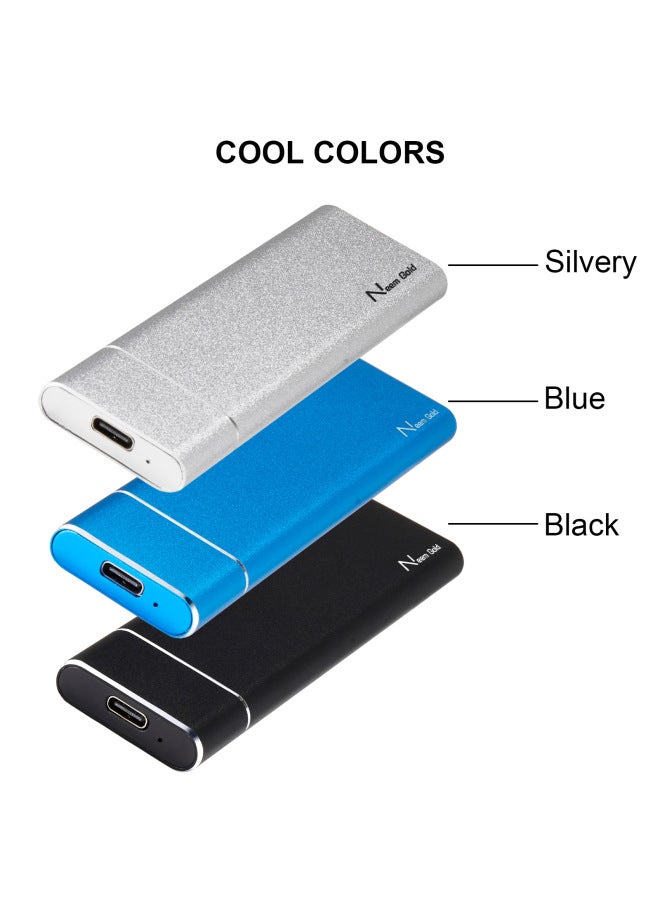 Solid State Mobile Portable Storage Hard Disk USB3.1 /1TB/2TB/ 4TB/8TB/12TB/16TB-Capacity:20TB-Interface:Blue - Image 1