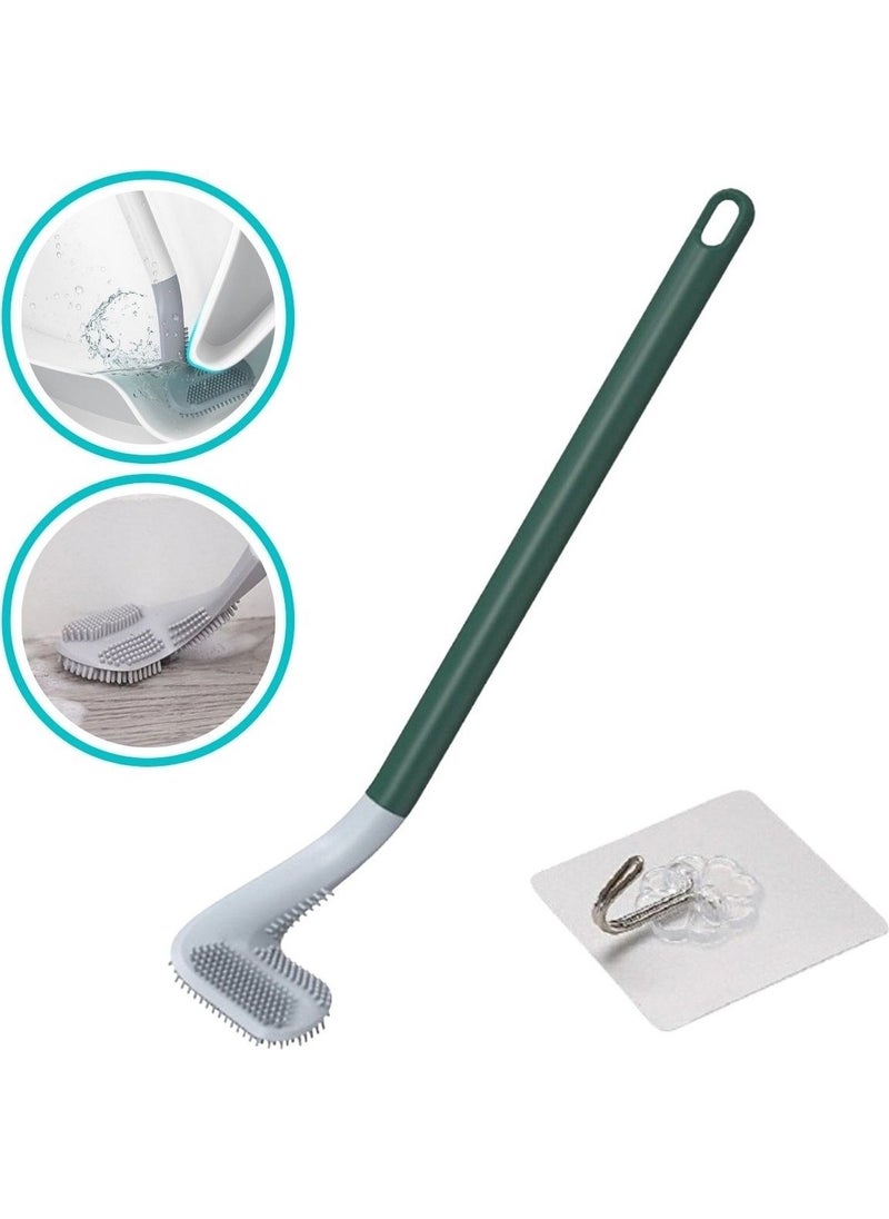 Welta Golf Design Silicone Wc Toilet Bowl Kitchen Cleaning Brush  - Image 1