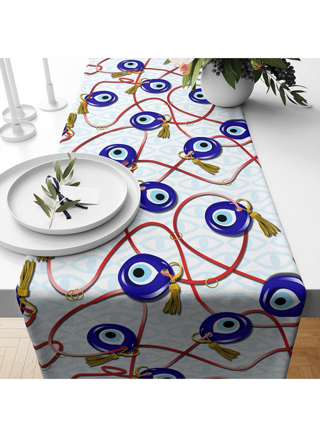 Home Print مفرش مخملي مكون من طبقتين 45×200 سم