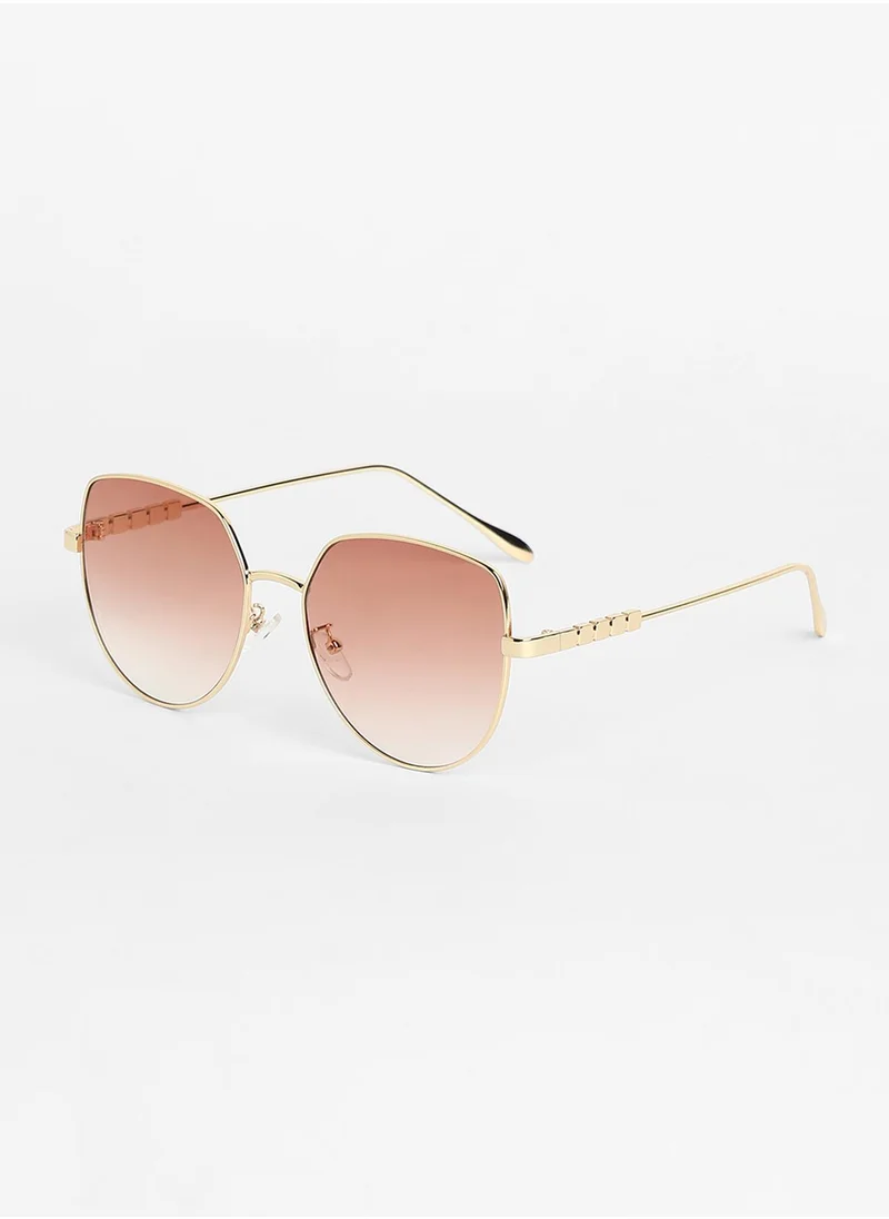 Haute Sauce The Cubic Cateye Sunglasses