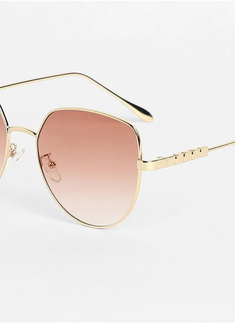 Haute Sauce The Cubic Cateye Sunglasses