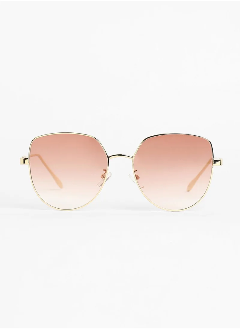 Haute Sauce The Cubic Cateye Sunglasses