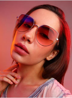 Haute Sauce The Cubic Cateye Sunglasses  - Image 2