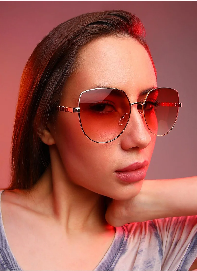 Haute Sauce The Cubic Cateye Sunglasses