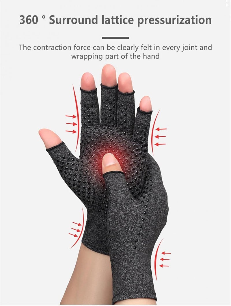 klarako Arthritis Compression Gloves For Women Men Compression Gloves For Arthritis Relieve Pain From Rheumatoid Osteoarthritis Support And Warmth For Hands Finger Joint - Image 2