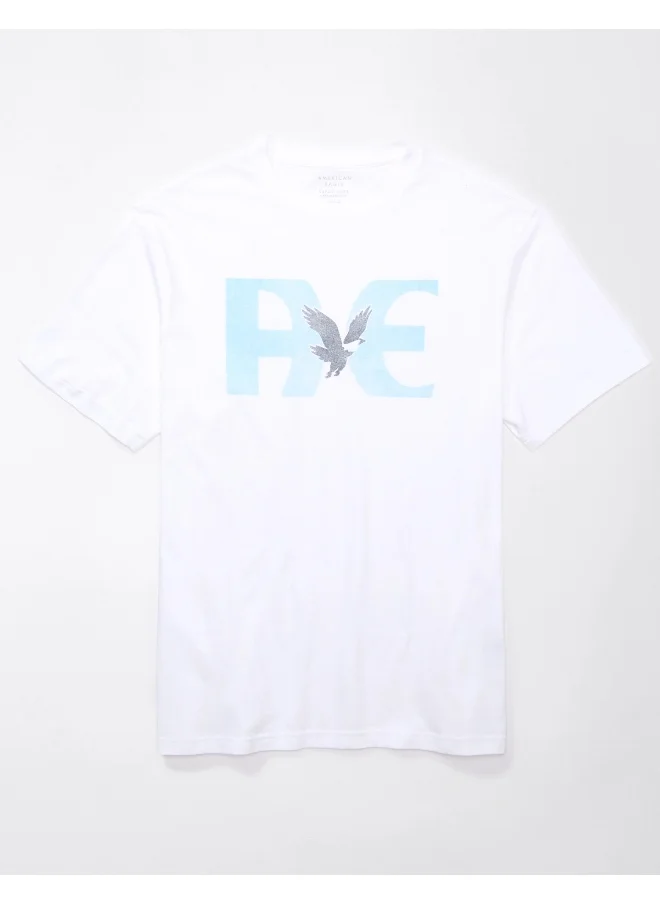American Eagle Logo Graphic Crew Neck T-Shirt