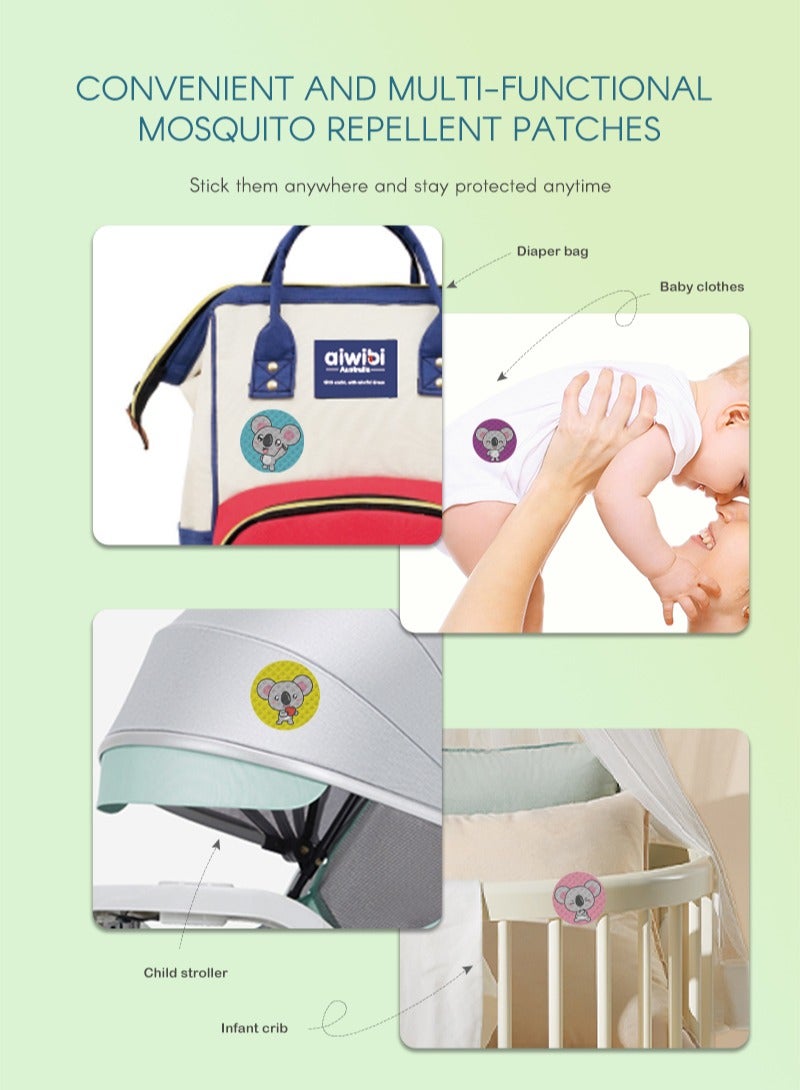 Aiwibi Baby Mosquito Repellent Patches 24's pack of 3 - Image 4