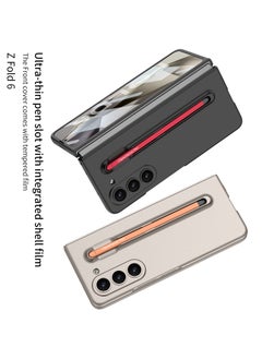 GKK Slim Polycarbonate Case Designed for Samsung Galaxy Z Fold 6 Ultra-Thin & Hard  All in 1 [S Pen Holder & S Pen and Screen Protector] S Pen included  - Image 5