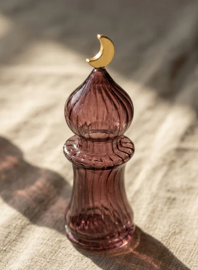 صلصال سكون - قطعة زجاج زينة مصنوعة يدوياً