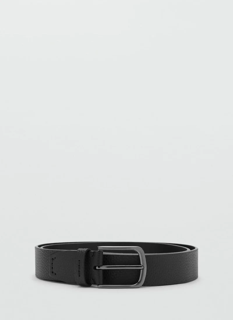 مانجو مان Belt Pebbled Leather Belt