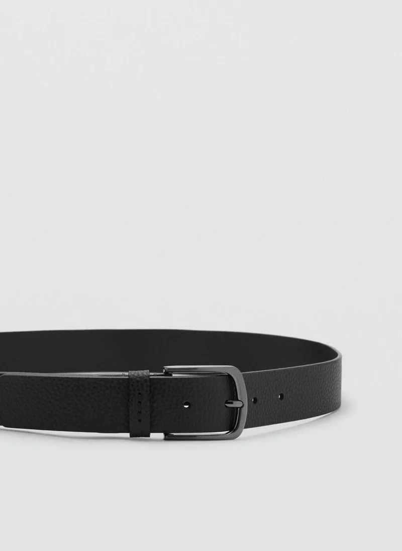 مانجو مان Belt Pebbled Leather Belt