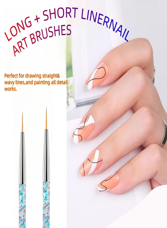HomTop Nail Art Tool Set - 5 Dotting Tools & 5 Nail Liner Brushes for Salon, Professionals & Beginners - Image 5