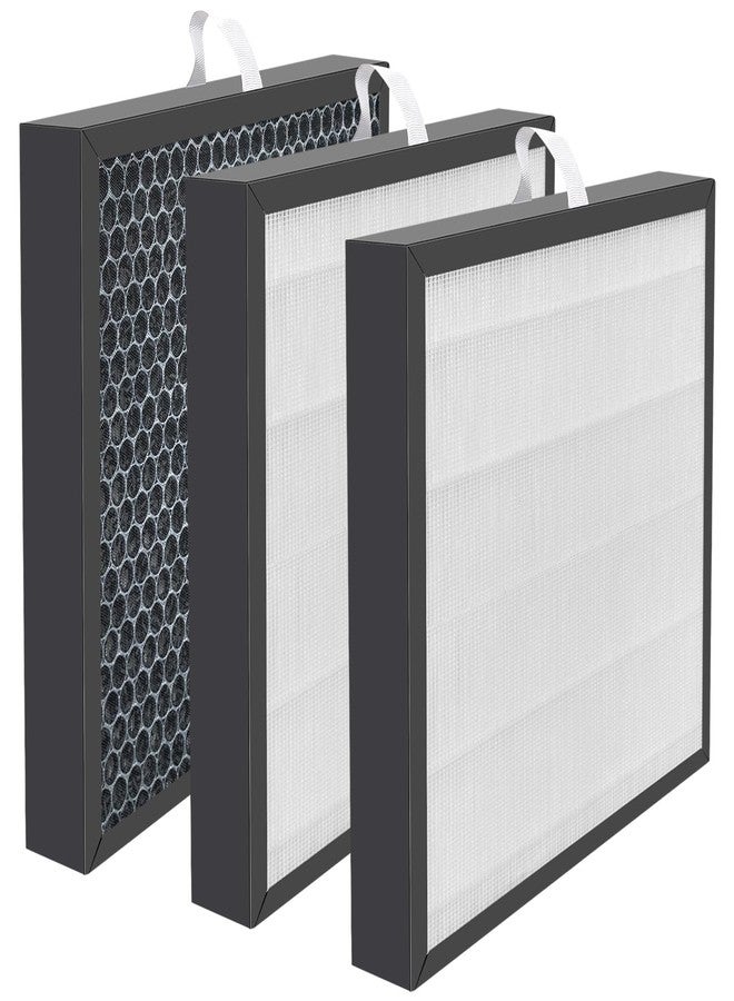 Slirceods KJ217 Air Filter Replacement for Air Purifier Compatible with MOOKA® KJ217 Air Purifier, 3-in-1, H13 filter,3PACK - Image 1