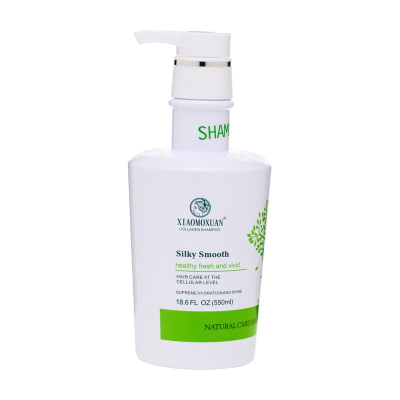 Xiaomoxuan Organic Tea Tree Oil Shampoo - Moisturizing for Dry Hair, Scalp Treatment, Sulfate-Free - Collagen Bond for Oily Scalp and Ends - Image 1
