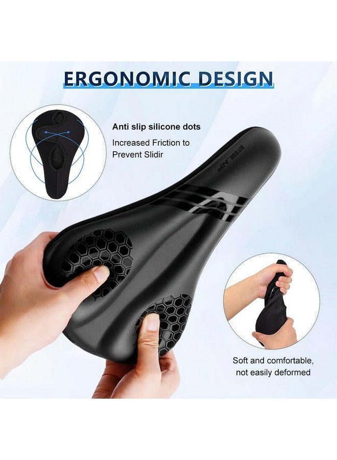 Optifit Bicycle Soft Saddle Foam Seat Cover, Thick Padding Superior Comfort, Advanced Gel Cushion Cover Waterproof Anti-Slip For Mountain Bike, Road Bikes, City Black - Image 3