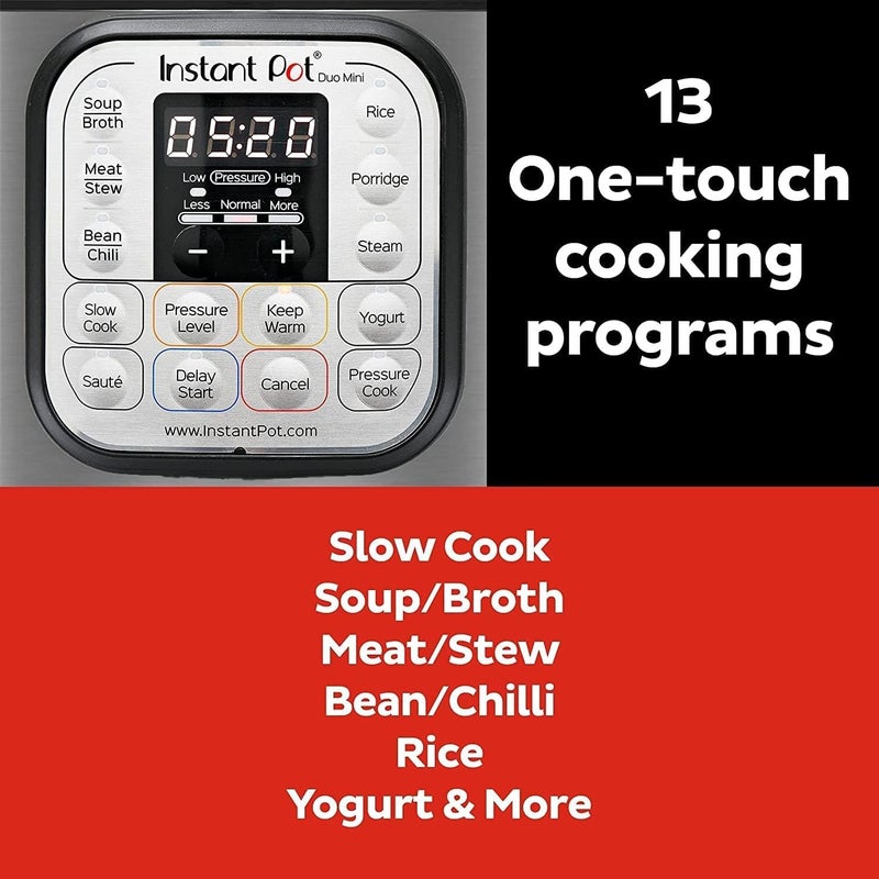 Instant Pot Duo 8, 1200W 7-in-1 Smart Multi Cooker, 8L Electric Pressure Cooker, Slow Cooker, Rice Cooker, Sauté Pan, Yoghurt Maker, Steamer, Food Warmer, 2 Years Manufacturer's Warranty - Image 4