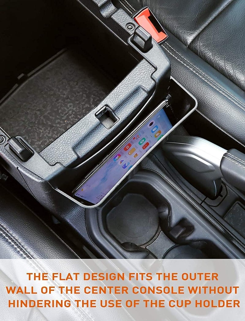 Delfino JL Center Console Hanging Storage Box Armrest Organizer ABS Material, Light, Strong and Durable for 2018-2021 forJeep Wrangler JL JLU and Gladiator JT, Interior Accessories, Black - Image 5