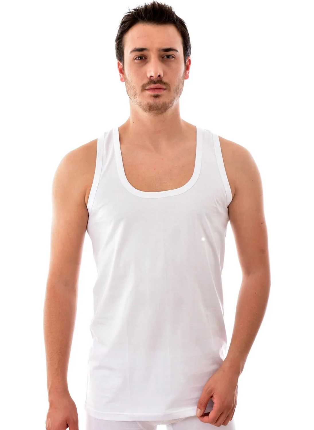 Tutku 6 Pieces 0101 Men's Combed Cotton Athlete White