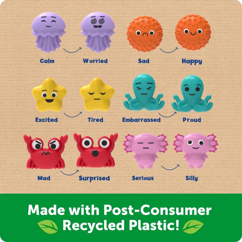 Learning Resources Ocean Emotions Seashells, Ocean Animals Figures, Seaside Game, Sand Toys, Sensory Toys, Sensory Bin, Toddler Outdoor, Preschool Classroom Must Haves, Montessori - Image 4