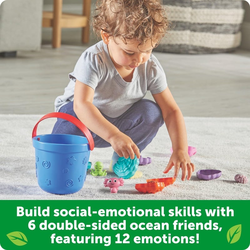 Learning Resources Ocean Emotions Seashells, Ocean Animals Figures, Seaside Game, Sand Toys, Sensory Toys, Sensory Bin, Toddler Outdoor, Preschool Classroom Must Haves, Montessori - Image 2