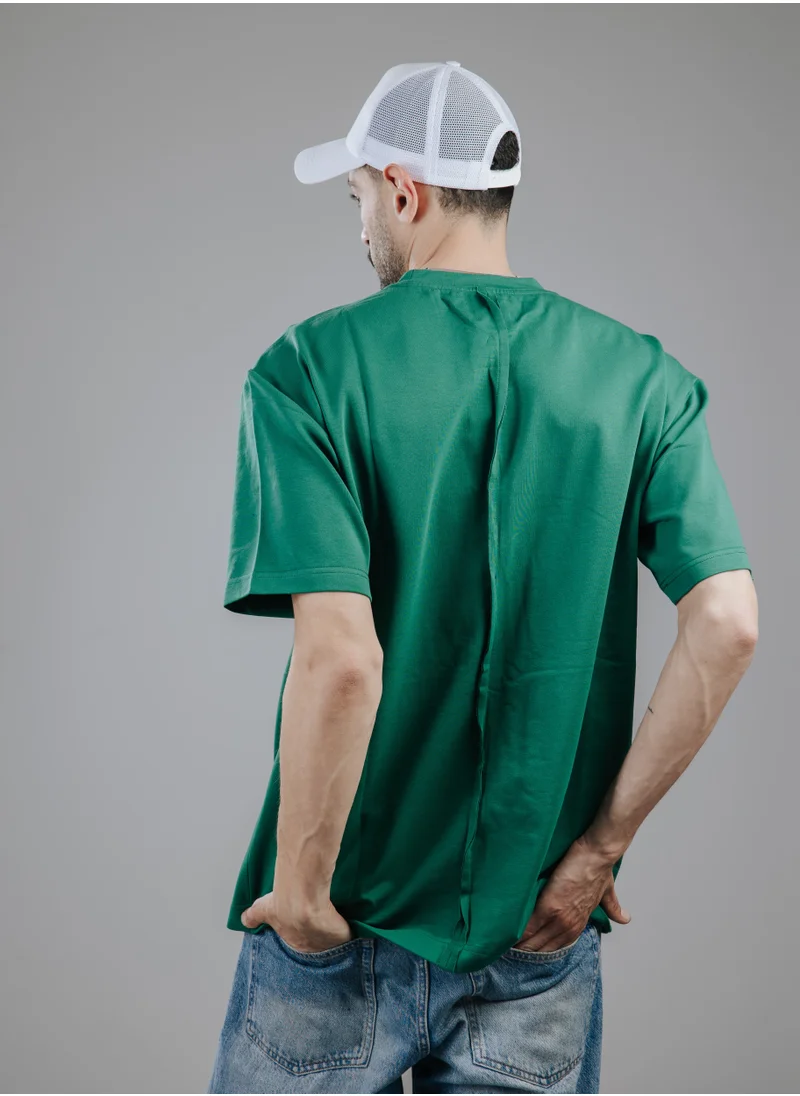 سناج فيس Snugface The Line Oversized Tshirts, Green, SF15-7GRN-L