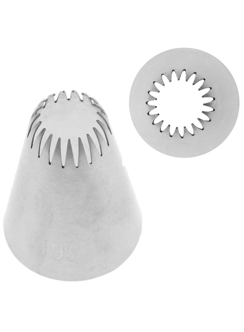 إم آر إف 3pcs الفولاذ المقاوم للصدأ الأنابيب تلميح فوهة الأنابيب زينة الكعكة الكعكة الكعكة الكعكة الكعكة زينة زينة زينة عدة نصائح الصقيع والتجمد الخبز مجموعة أدوات 195 - Image 2