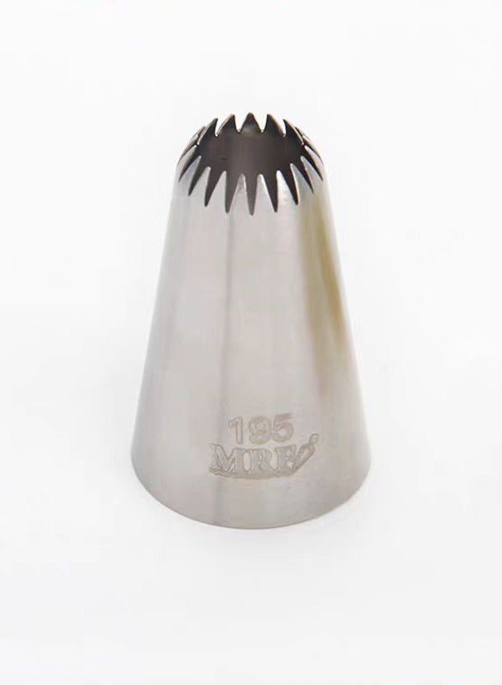 إم آر إف 3pcs الفولاذ المقاوم للصدأ الأنابيب تلميح فوهة الأنابيب زينة الكعكة الكعكة الكعكة الكعكة الكعكة زينة زينة زينة عدة نصائح الصقيع والتجمد الخبز مجموعة أدوات 195 - Image 3