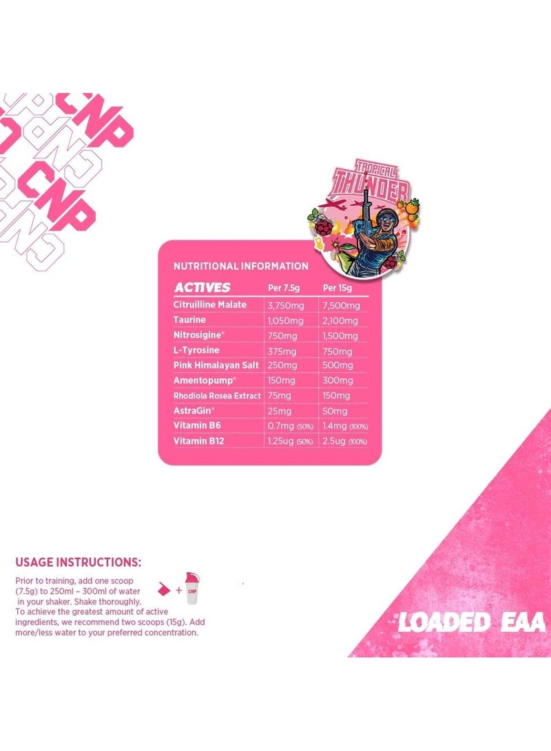 سي إن بي CNP مضخة كاملة قبل التمرين 300 جرام بنكهة الرعد الاستوائية - Image 4