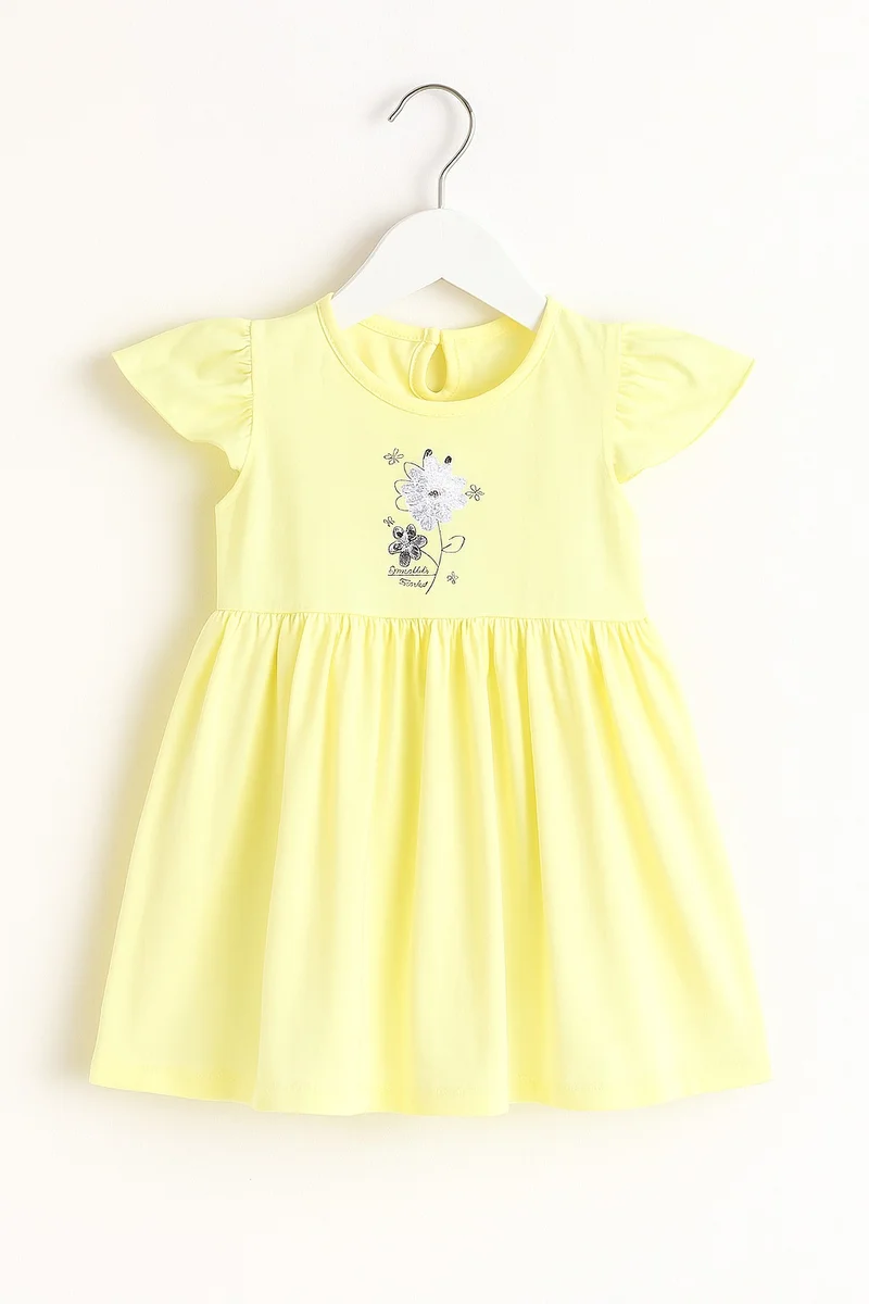 victor and jane Girls Summer Dress - Pack of 2 - Ruffled Sleeve Dress- MultiPack