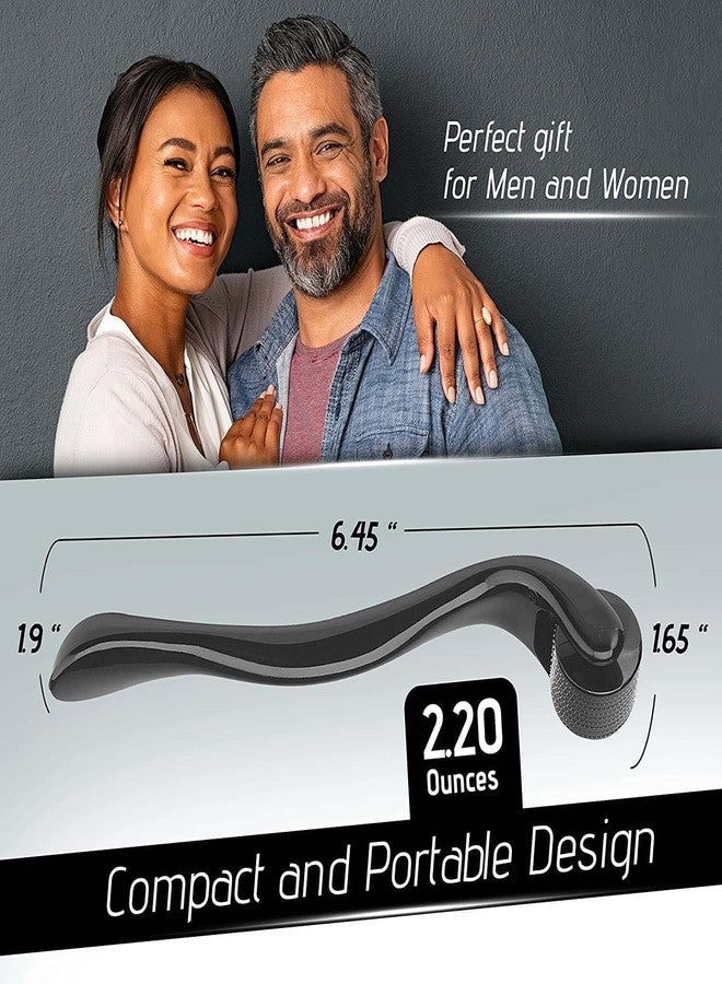 Boolavard Derma Roller Microneedle Roller for Face with 3 Different Size(0.2mm, 0.25mm, 0.3mm) Beard Roller, Hair Face Skin Micro Needle Face Roller Scalp Roller - Image 3