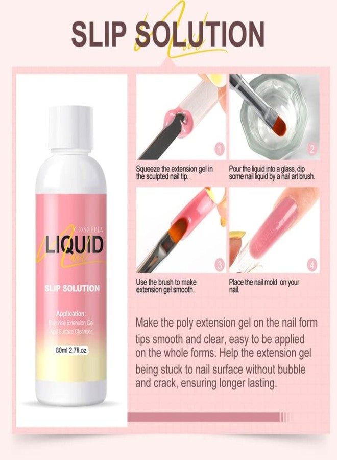 PRO ROOP Kiyaan Nail Extension Gel Solution, Quick Poly Gel Slip Solution,Nail Extension Gel Liquid Solution, Nail Gel Liquid Extension Nail Gel Builder Liquid,for Nail Art DIY Nail Contains 80ml - Image 5