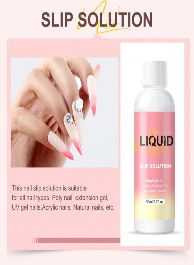 PRO ROOP Kiyaan Nail Extension Gel Solution, Quick Poly Gel Slip Solution,Nail Extension Gel Liquid Solution, Nail Gel Liquid Extension Nail Gel Builder Liquid,for Nail Art DIY Nail Contains 80ml - Image 3