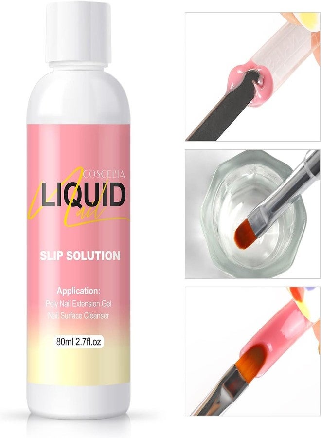 PRO ROOP Kiyaan Nail Extension Gel Solution, Quick Poly Gel Slip Solution,Nail Extension Gel Liquid Solution, Nail Gel Liquid Extension Nail Gel Builder Liquid,for Nail Art DIY Nail Contains 80ml - Image 2