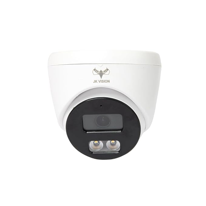 JK Vision 2 MP Color Night Vision Day&Night 24 Hour Full Color Vision 1080P Full HD AHD Dome CCTV Surveillance Camera Compatible with All 2MP and Above AHD Supporting DVRs, 1 Piece - Image 1