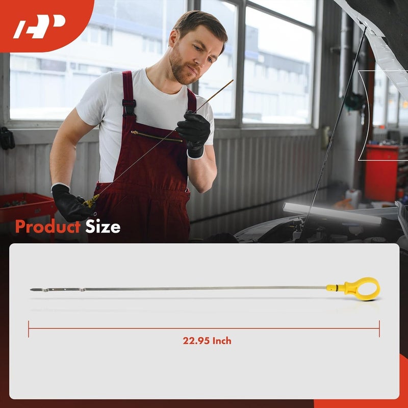 A-Premium Engine Oil Dipstick Dip Stick Compatible with Ford Explorer, Edge, Taurus, Flex, Police Interceptor Sedan Utility & Lincoln Continental, MKS, MKT, MKX, MKZ, Engine Oil Level Dipstick - Image 4