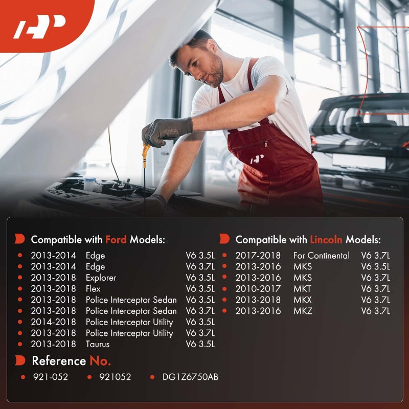 A-Premium Engine Oil Dipstick Dip Stick Compatible with Ford Explorer, Edge, Taurus, Flex, Police Interceptor Sedan Utility & Lincoln Continental, MKS, MKT, MKX, MKZ, Engine Oil Level Dipstick - Image 2