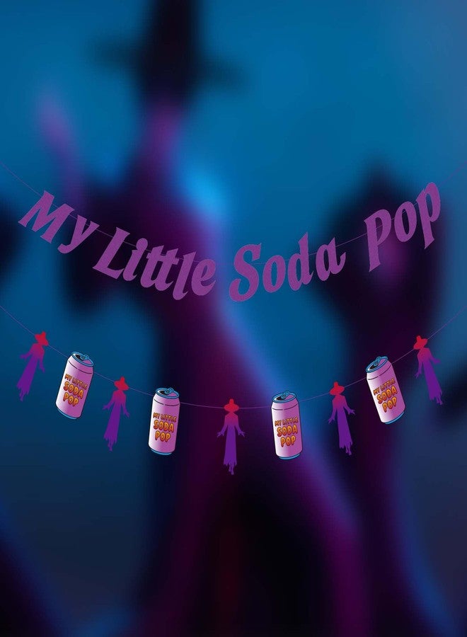 CHOOSE-IT “My Little Soda Pop” Demon Movie Party Banner, Coquette Soda Theme Banner, Soda Pop & Demon Idol Design, K-Pop Inspired Birthday Decor, Stage Glam Theme Celebration Supplies - Image 5