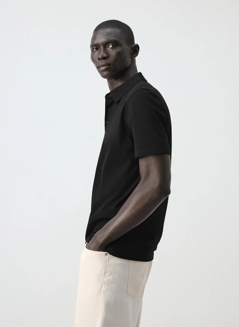 Mango Man  Slim fit piqué polo for Men | Best Price UAE