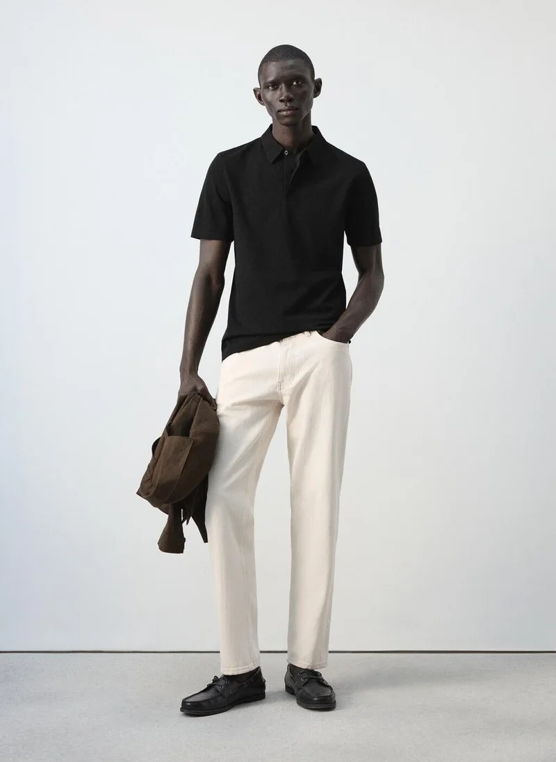 Mango Man  Slim fit piqué polo for Men | Best Price UAE