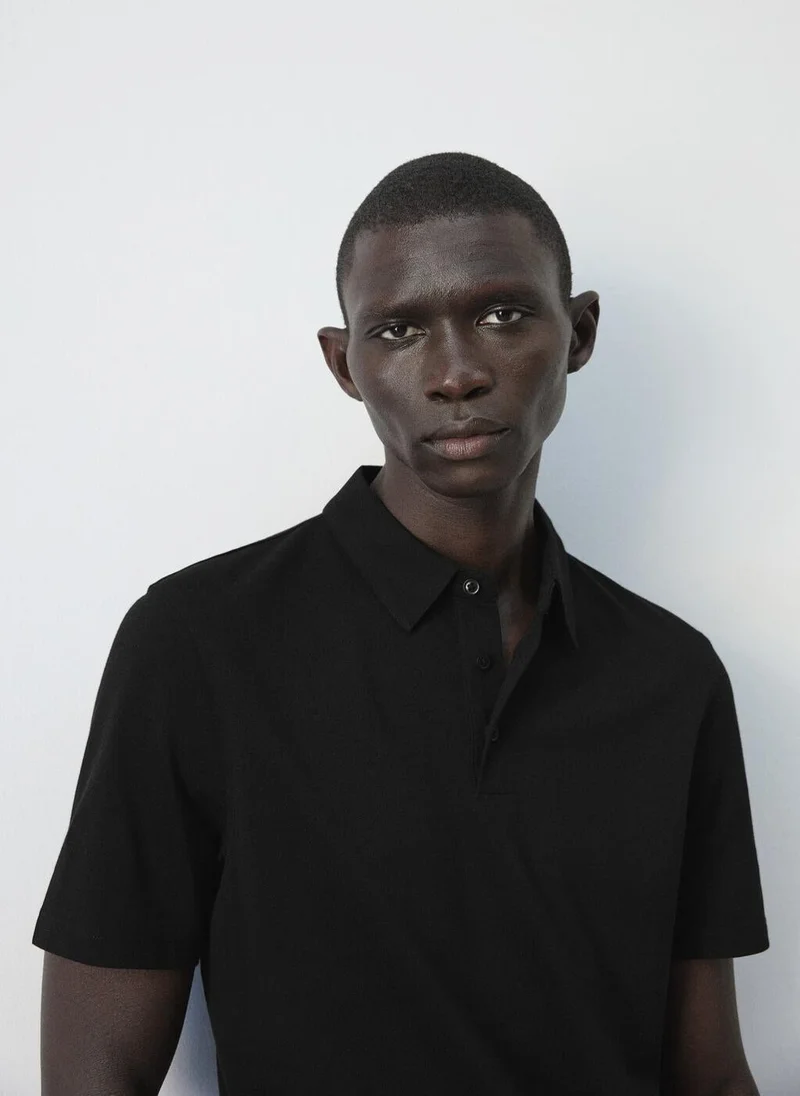 مانجو مان Slim fit piqué polo