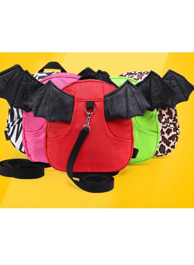 NIBEMINENT 2 in 1 Baby Toddler Harness with Leashes Children Belt Strap Hold Kids Close While Walking Safe Light Design Little Bat  - Image 5