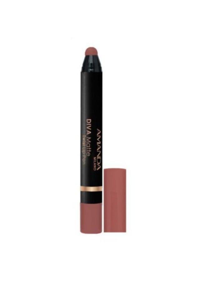 Amanda Diva Twist Matte Lipstick - No.3 - Image 1
