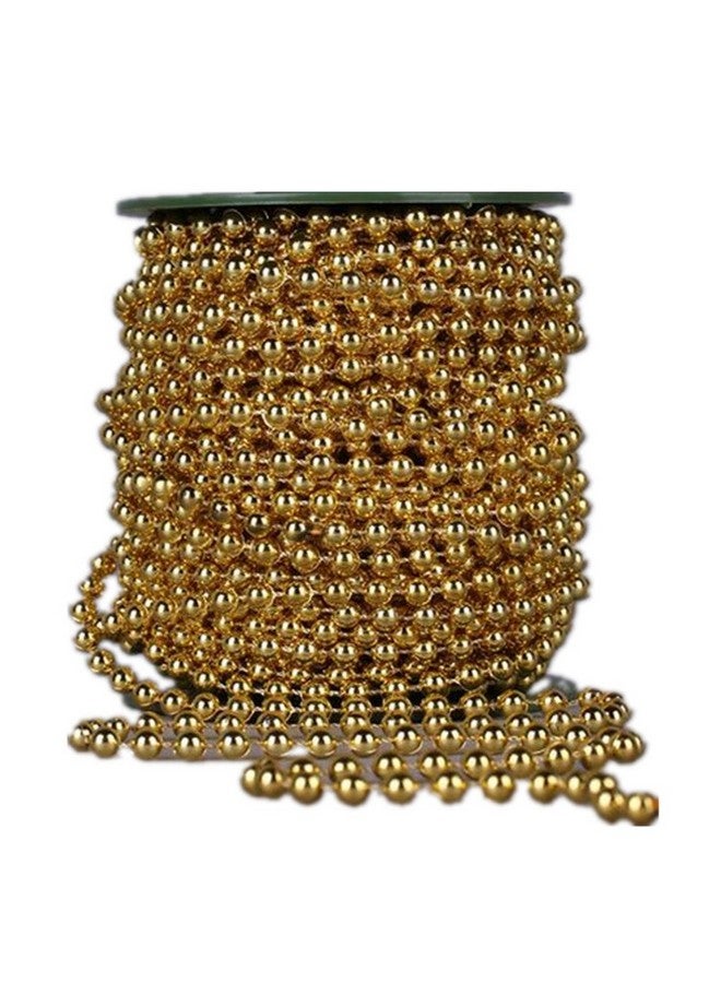 Ltvystore 82Feet/25Meter Roll Gold Pearl String Party Garland Wedding Centerpieces Bridal Bouquet Crafts Decoration - Image 1
