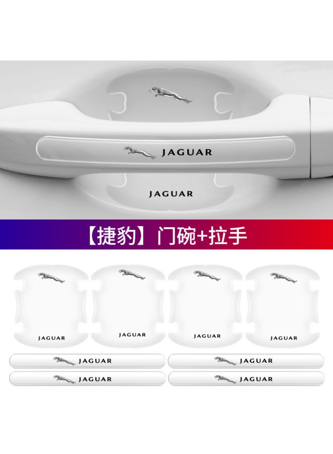 Direct Car Door Bowl Handle Protection Stick Anti-collision Strip Self-adhesive Transparent Handle Door Stick Anti-scratch Scratch