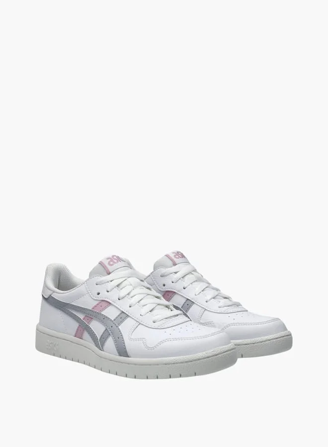 asics Women's Panelled Sports Shoes With Lace-Up Closure - Japan S