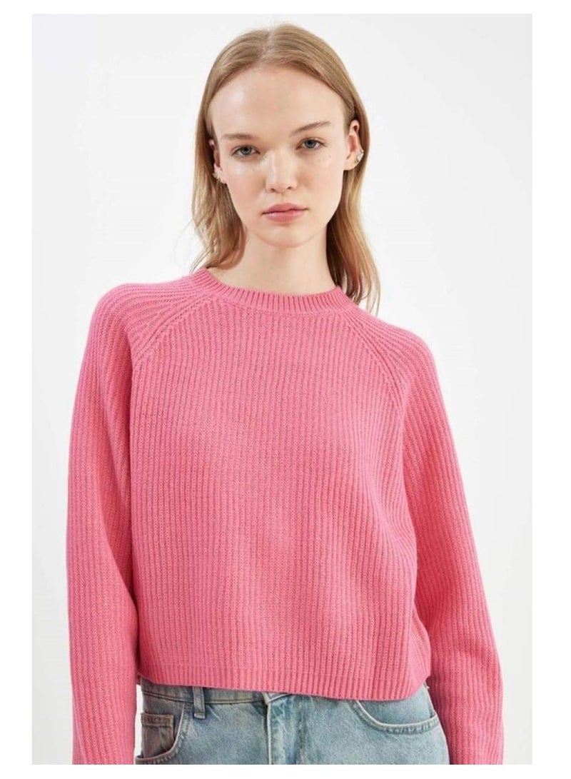 DeFacto Regular Fit Crew Neck Sweater - Image 1
