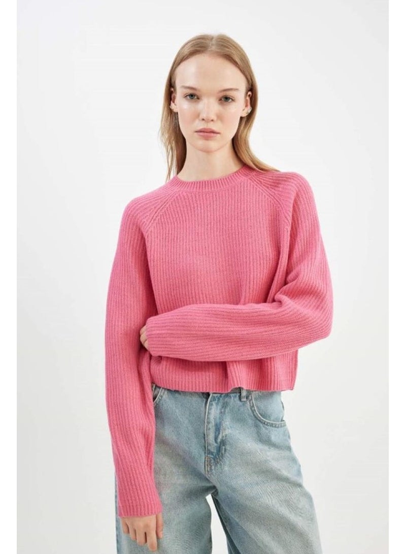 DeFacto Regular Fit Crew Neck Sweater - Image 2