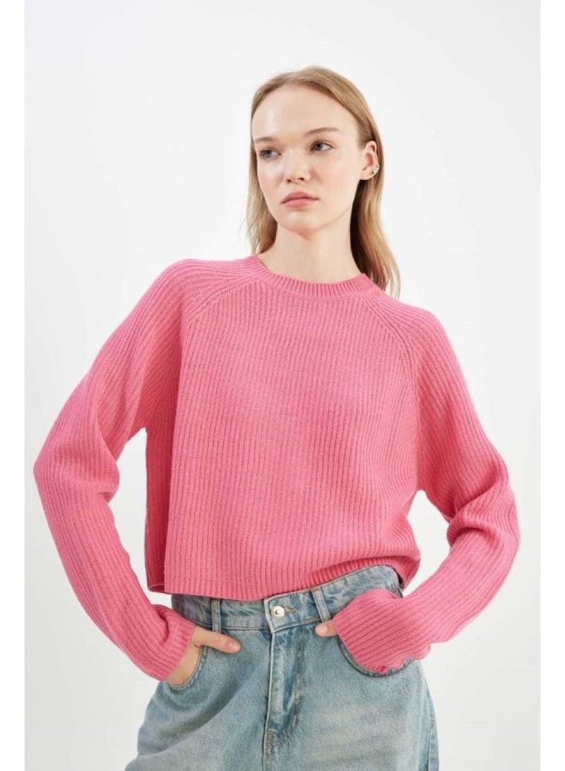 DeFacto Regular Fit Crew Neck Sweater - Image 3