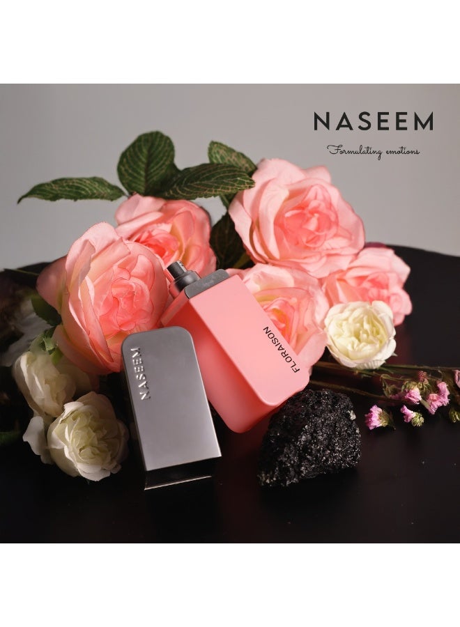 Naseem Floraison Eau De Parfum Aqua Perfume for Women - 80ml - Image 2
