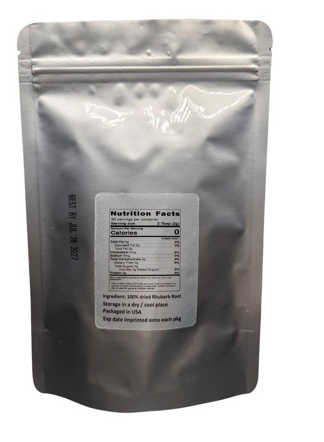 Nature Tea Rhubarb Root - Dried Rheum officinalis Granule from 100% Nature (8 oz) - Image 3